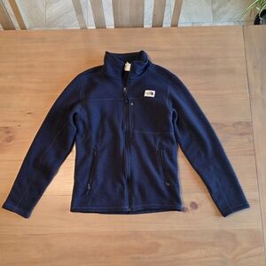 The North Face Navy Fleece Jacket - Full Zip